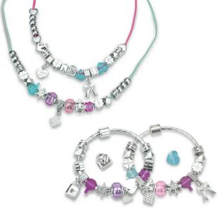 Girl's Creator, Набор детский для создания шарм-браслетов и подвесок Герлс Креатор, для детей от 5 лет