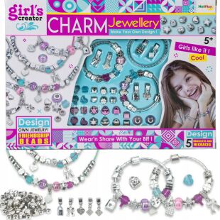 Girl's Creator, Набор детский для создания шарм-браслетов и подвесок Герлс Креатор, для детей от 5 лет