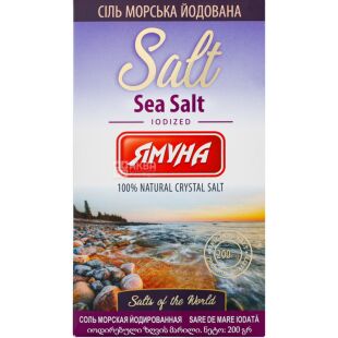 Ямуна, 200 г, Сіль морська йодована