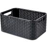 Curver Style, 7 л, Кошик з ручками пластиковий Курвер, чорний 