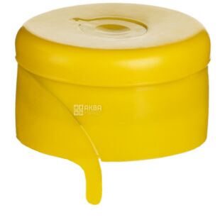 Пробка 1-компонентна для бутлів 18,9 л, 1шт.,  жовта  