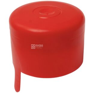 Пробка 1-компонентная для бутылей 18,9л, 1 шт., красная