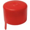  Пробка 1-компонентна для бутлів 18,9 л, 1 шт., червона