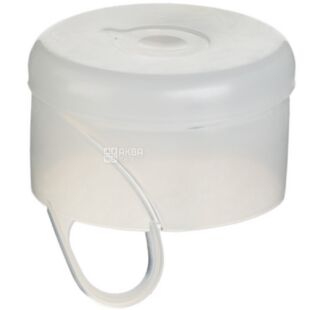 Пробка 1-компонентная с кольцом для бутылей 18,9л, 1 шт., прозрачная