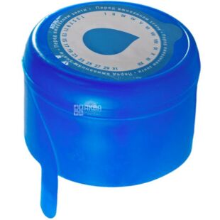 ViO 3C-S, Пробка приварная 3-х компонентная для бутылей 18,9 л с силиконовым уплотнителем, 1 шт., синяя