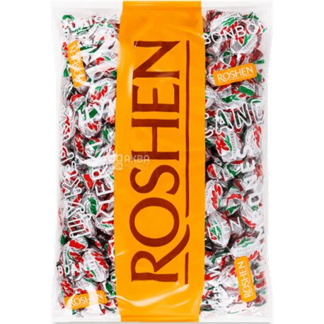 Roshen, 1 кг, Конфеты карамельные Барбарис, Рошен
