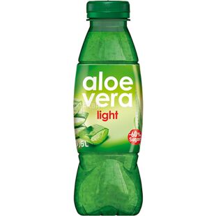 McCarter Aloe Vera Light, 0,5 л, Напиток негазированный с кусочками Алоэ МкКартер, низкокалорийный, без сахара, ПЭТ