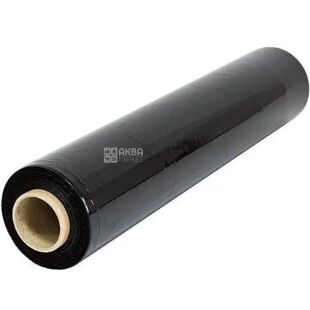 Стретч-плівка чорна, 500 мм х 200 м, 20 мкм (2 кг)