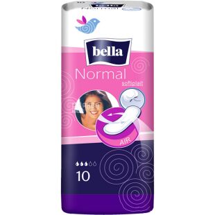 Bella Normal, 10 шт., Прокладки гигиенические без крылышек Белла, 3 капли