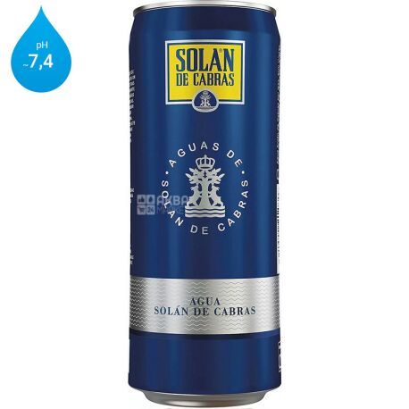 Solan De Cabras, 0,33 л, Солан де Кабрас, Вода мінеральна негазована, ж/б