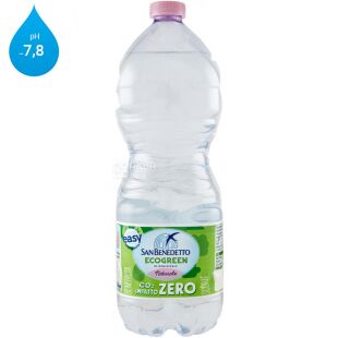 San Benedetto EcoGreen, 1 л, Вода мінеральна, негазована СанБенедетто Екогрін, ПЕТ