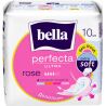 Bella Perfecta Ultra Rose Deo Fresh, 10 шт., Прокладки гігієнічні з крильцями Белла, 4 краплі