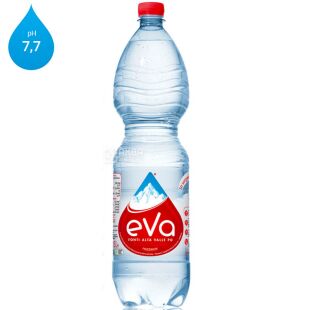 Acqua Eva, 1,5 л, Аква Эва, Вода горная, газированная, ПЭТ