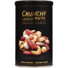 Crunchy Nuts Mixed Kernels, 450 г, Мікс ядер 6 видів горіхів Кранчі Натс, ароматизовані, ж/б