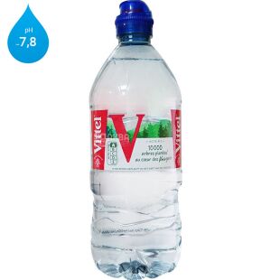 Vittel Спорт, 0,75 л, Витель, Вода минеральная негазированная, ПЭТ