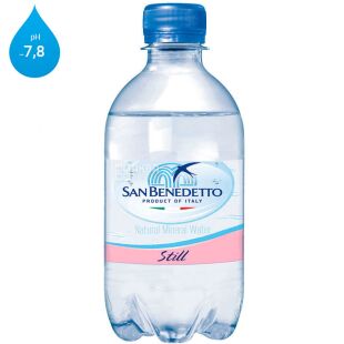 San Benedetto, 0,33 л, Сан Бенедетто, Вода минеральная негазированная, ПЭТ