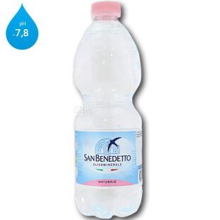 San Benedetto, 0,5 л, Сан Бенедетто, Мінеральна вода негазована, ПЕТ