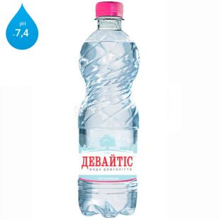 Девайтiс, 0,5 л, Вода мінеральна негазована, ПЕТ