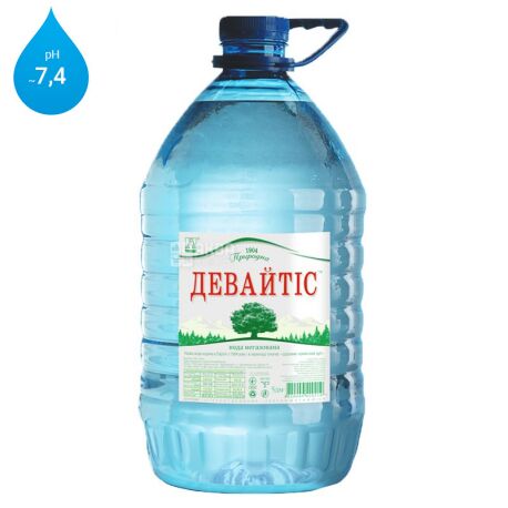 Девайтис, 5л, Вода минеральная негазированная, ПЭТ