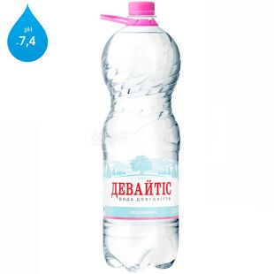 Девайтіс, 2 л, Мінеральна вода, негазована, ПЕТ