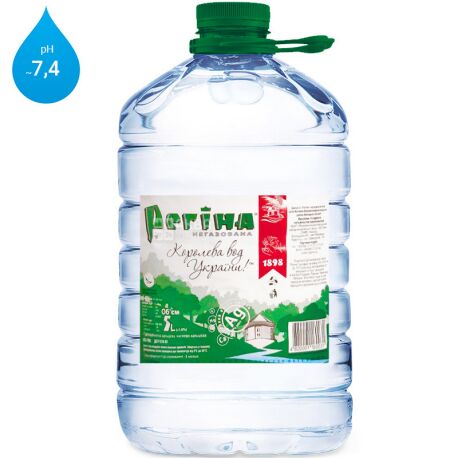 Регина, 5 л, Вода негазированна, ПЭТ