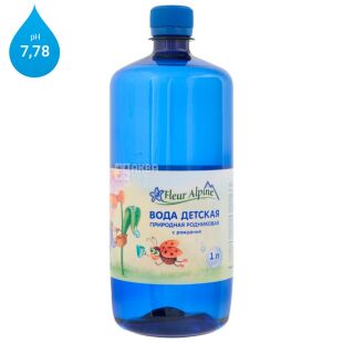 Fleur Alpine, 1 л, Флер Алпін, Вода дитяча негазована, з перших днів життя, ПЕТ
