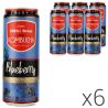 Mikki Brew Blueberry, Упаковка 6 шт. х 330 мл, Комбуча Міккі Брю, Чорниця, ж/б