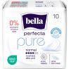 Bella Perfecta Pure Normal, 10 шт., прокладки гигиенические с крылышками Белла, 4 капли