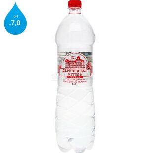 Деренівська Купіль, 1,5 л, Вода мінеральна, негазована, ПЕТ