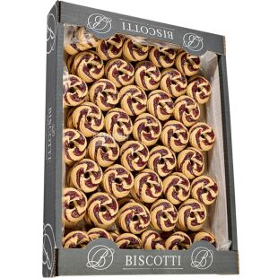 Biscotti, 1,4 кг, Біскотті, Печиво пісочне зі смородиновим джемом Фіора