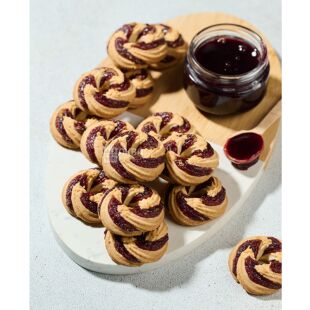 Biscotti, 1,4 кг, Біскотті, Печиво пісочне зі смородиновим джемом Фіора