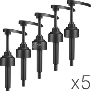 ViO PSW, 5 шт., Помпа для дозировки сиропов ВиО, черная