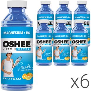 OSHEE Vitamin Water Lemon Orange, Упаковка 6 шт. х 0,555 л, Напій вітамінізований негазований Лимон-Апельсин Оші, ПЕТ