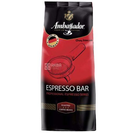 Ambassador Espresso Bar, 1 кг, Кофе в зернах Амбассадор Эспрессо Бар