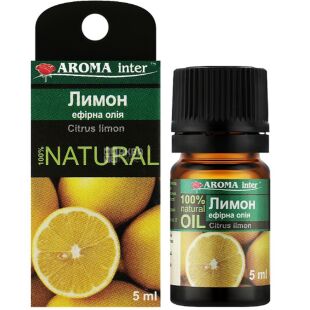 Aroma Inter, 5 мл, Масло эфирное, Лимон