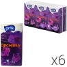 Grite Orchidea White, Упаковка 6 шт. х 9 шт., Хусточки паперові Гріте, чотирьохшарові