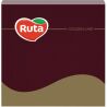 Ruta, 20 шт., Салфетки сервировочные Рута, трехслойные, бордовые, 33х33 см