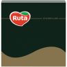 Ruta, 20 шт., Салфетки сервировочные Рута, трехслойные, темно-зеленые, 33х33 см