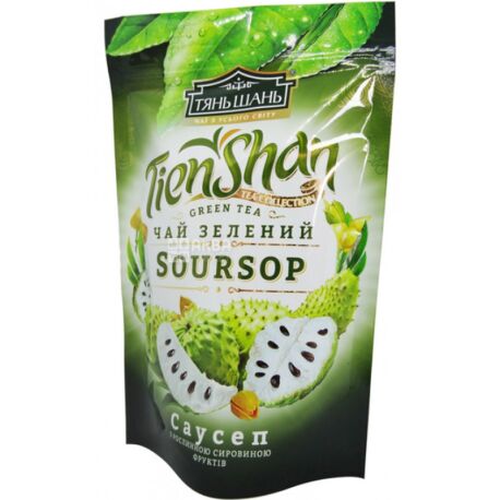 Тянь Шань, Soursop, 80 г, Чай Саусеп, зеленый