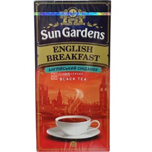 Sun Gardens, English Breakfast, 25 пак. х 2 г, Чай Сан Гарденс, Інгліш Брекфест, чорний