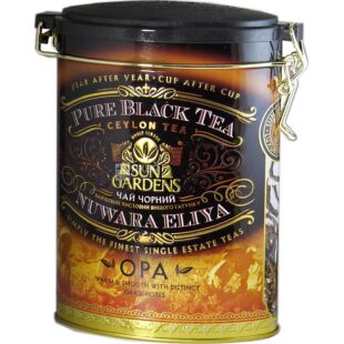 Sun Gardens, ОРА, 100 г, Чай Сан Гарденс, ОПА, чорний, крупнолистовий, ж/б
