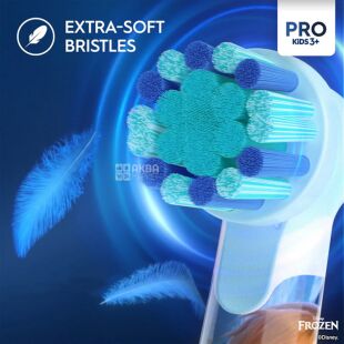 Oral-B Pro Kids, Детская электрическая зубная щетка Ледяное сердце с футляром Орал-Би, с 3-х лет
