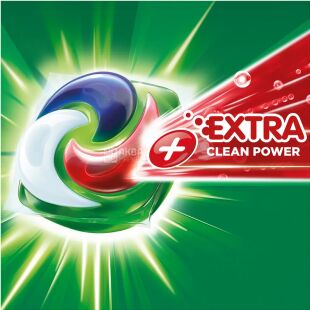 Ariel Pods+ All-in-1 Extra Stain Removal, 26 шт., Капсули для прання універсальні екстрасила виведення плям Аріель