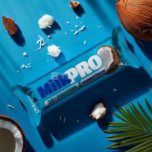 Sporter MILK PRO, 60 г, Батончик протеїновий Кокос Спортер