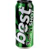 Best Shot Original, 0,5 л, Напій енергетичний газований Бест Шот, ж/б 