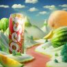 Best Shot Watermelon-Melon, 0,5 л, Напиток энергетический Арбуз-Дыня газированный Бест Шот, ж/б