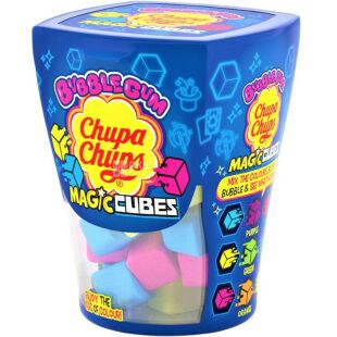Chupa Chups Magic Cubes Gum, 86 г, Жевательная резинка с фруктовым вкусом Чупа Чупс