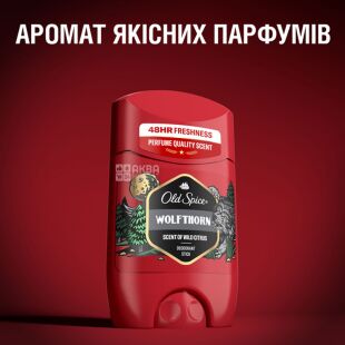 Old Spice Wolfthorn, 50 мл, Дезодорант-стик для мужчин Олд Спайс