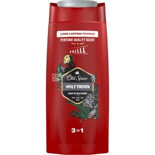 Old Spice Wolfthorn, 675 мл, Гель для душа и шампунь 3 в 1 для мужчин Олд Спайс
