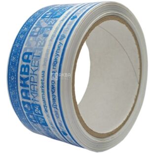 Скотч пакувальний брендований, 48 мм х 100 м, ТМ АкваМаркет